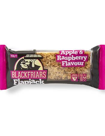 BLACKFRIARS FLAPJACK 110G | APPLE & RASPBERRY | 50C OFF