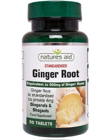NATURES AID GINGER ROOT TABLETS