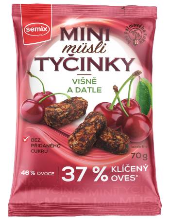 SEMIX MUESLI STICKS SALTY 55G | CHERRY & DATES