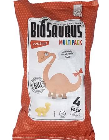 BIOSAURUS MULTIPACK KETCHUP 4 X 15G