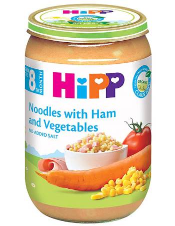 HIPP NOODLE WITH HAM & VEGETABLES 220G