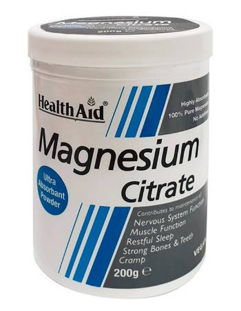 HEALTH AID MAGNESIUM CITRATE 200G