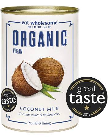 EAT WHOLESOME ORGANIC COCONUT MILK  400ML