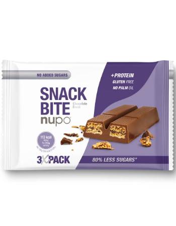 NUPO SNACK BITE CHOCOLATE BREAK (3 X 21.5G) | NEW