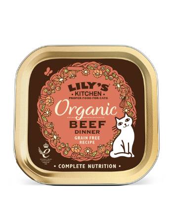 LILY'S KITCHEN ORGANIC BEEF DINNER 85G