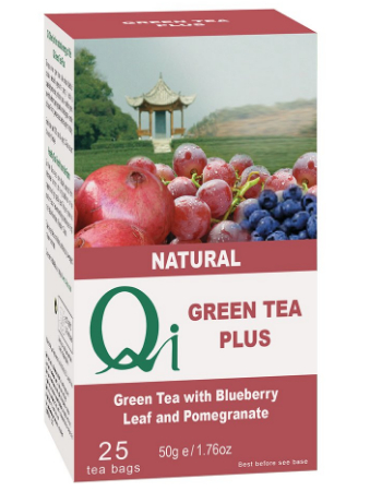 QI GREEN TEA PLUS (25 BAGS)