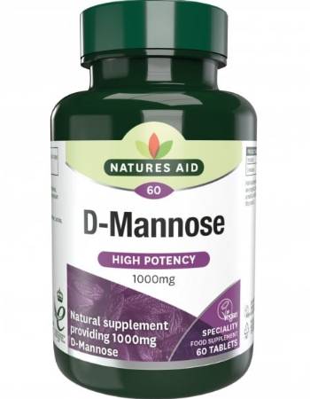 NATURES AID D-MANNOSE 60 TABLETS