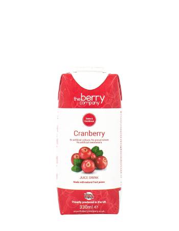 THE BERRY COMPANY CRANBERRY JUICE 330ML