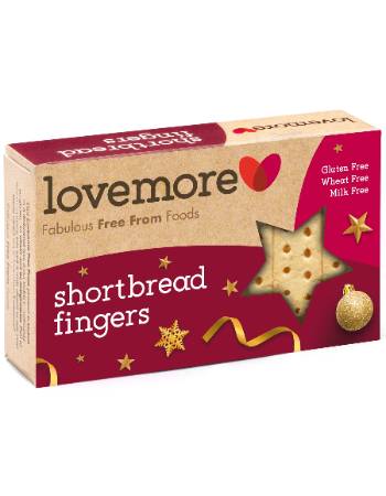 LOVEMORE SHORTBREAD FINGERS 125G