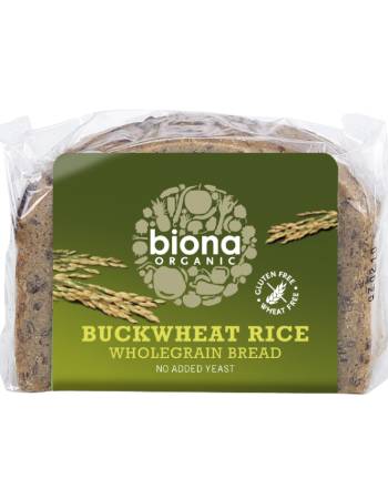 BIONA ORGANIC BUCKWHEAT RICE BREAD 250G