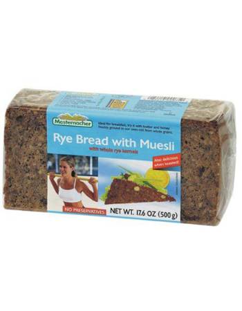 MESTEMACHER RYE BREAD WITH MUESLI 500G