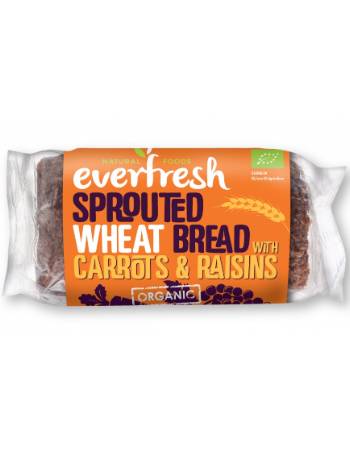 EVERFRESH SPROUTED WHEAT CARROTS & RAISINS BREAD 400G