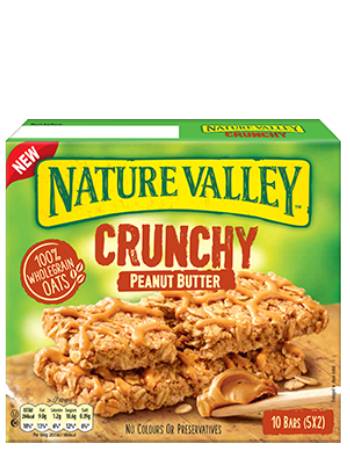 NATURE VALLEY CRUNCHY PEANUT BUTTER (10 BARS)