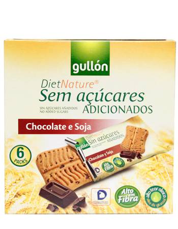 GULLON COOKIE WITH CHOCOLATE & SOYA 144G
