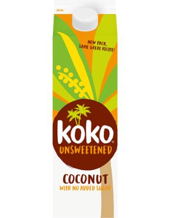 KOKO UNSWEETENED COCONUT MILK 1L