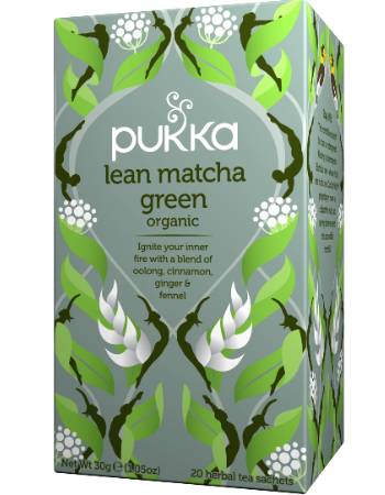 PUKKA LEAN MATCHA GREEN TEA 20 BAGS