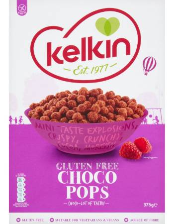 KELKIN GLUTEN FREE CHOCO POPS 375G