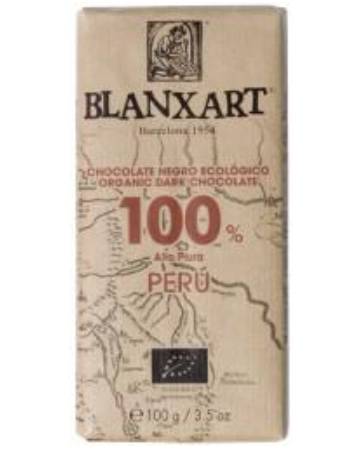 BLANXART 100% PERU DARK CHOC 100G