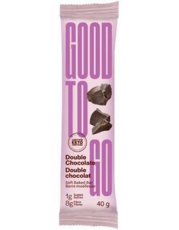 GOOD TO GO KETO DOUBLE CHOCOLATE BAR 40G