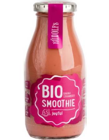 RUDOLFS BIO BANANA STRAWBERRY SMOOTHIE 260ML