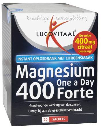 LUCOVITAL MAGNESIUM 400 FORTE 20 SACHETS