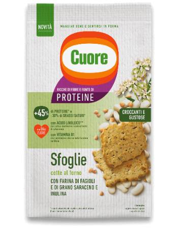 CUORE SFOGLIA BEANS BUCKWHEAT AND INULIN 170G