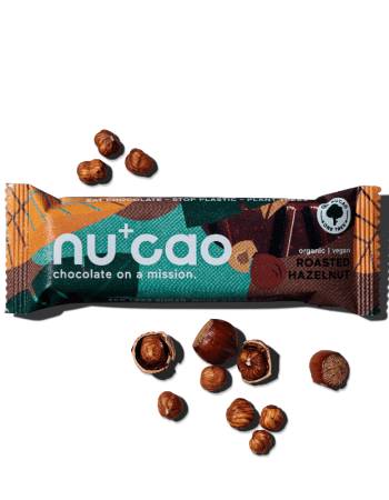 NUCAO ROASTED HAZELNUT BAR 40G