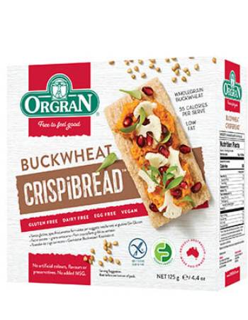 ORGRAN BUCKWHEAT CRISPBREAD 125G