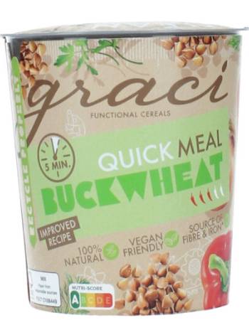 GRACI QUICKMEAL BUCKWHEAT  75G