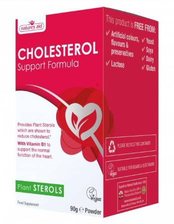 NATURES AID CHOLESTEROL SUPPORT POWDER 90G