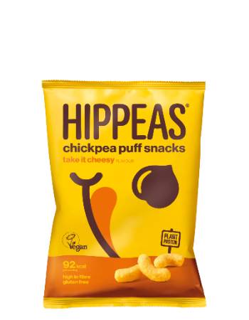 HIPPEAS CHICKPEA PUFF SNACKS CHEESY 22G