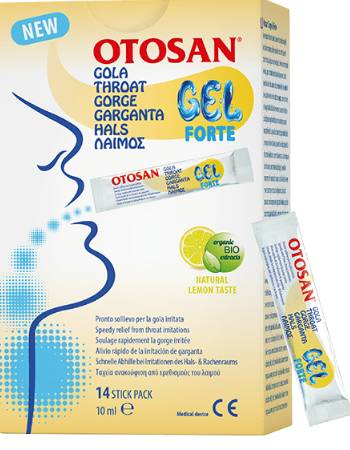 OTOSAN THROAT GEL FORTE 14X10ML