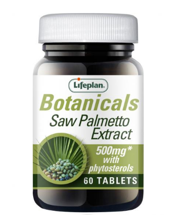 LIFEPLAN SAW PALMETTO 500MG 60 TABLETS