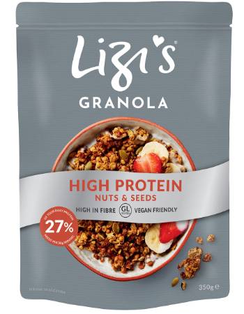 LIZI'S PROTEIN NUTS & SEEDS GRANOLA 350G