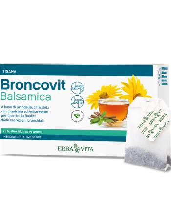 ERBA VITA BRONCOVIT SOOTHING HERBAL TEA - 20 SACHETS