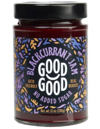 GOOD GOOD KETO BLACKCURRENT JAM 330G