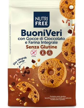 NUTRIFREE BUONI VERI WITH CHOCOLATE CHIPS 250G