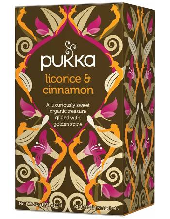PUKKA LICORICE & CINNAMON TEA 20 BAGS