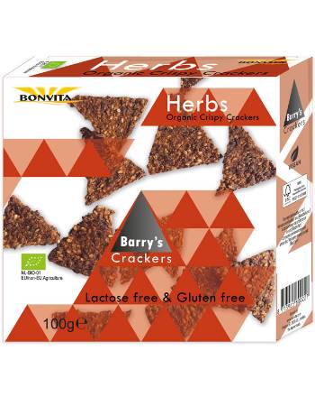 BONVITA BARRY'S HERBS CRACKERS 100G