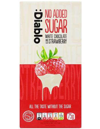 DIABLO WHITE CHOCOLATE WITH STRAWBERRY 75G