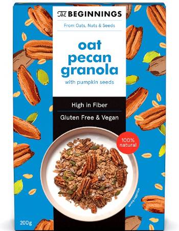 THE BEGINNINGS OAT PECAN GRANOLA 200G