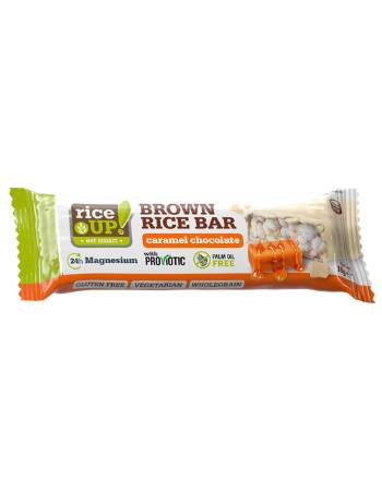 RICE UP WHITE CHOCOLATE CARAMEL BAR 18G