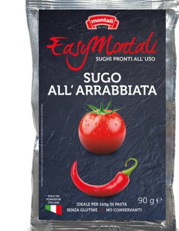 MONTALI GLUTEN FREE ARRABIATA SAUCE 90G