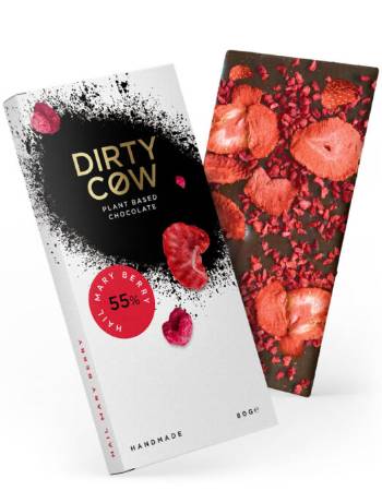 DIRTY COW VEGAN HAIL MARY BERRY CHOCOLATE 80G