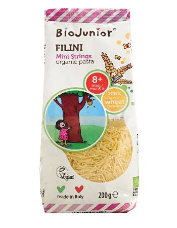 BIO JUNIOR ORGANIC FILINI PASTA 200G