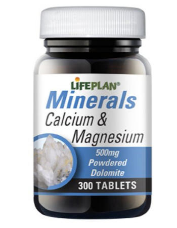 LIFEPLAN CAL + MAGNESIUM 500MG 300CAPS