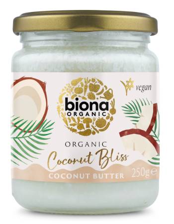 BIONA ORGANIC BLISS COCONUT BUTTER 250G