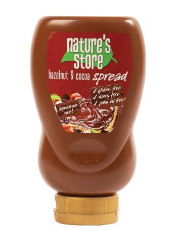 NATURES STORE HAZELNUT & COCOA SPREAD 300G