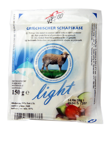 GRECO SHEEPS CHEESE LIGHT 150G