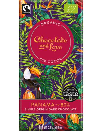 CHOCOLATE & LOVE PANAMA 80% 80G
